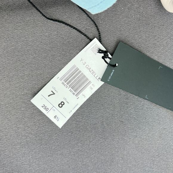 NEW! Adidas Y-3 Gazelle Low Tactile blue Alumina - Picture 2 of 6